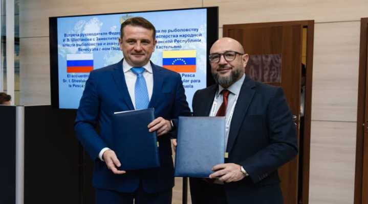 Memorándum de Entendimiento fortalece cooperación pesquera entre Venezuela y Rusia