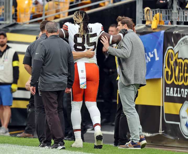 David Njoku, Jack Conklin and Gage Larvadain all sit out practice on Wednesday: Browns quick hits