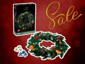 The viral LEGO Christmas Wreath and Holiday Garland is on sale at this one location