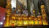 Una carroza del templo del Pilar renovada y cambios en el recorrido: novedades del Rosario de Cristal 2025