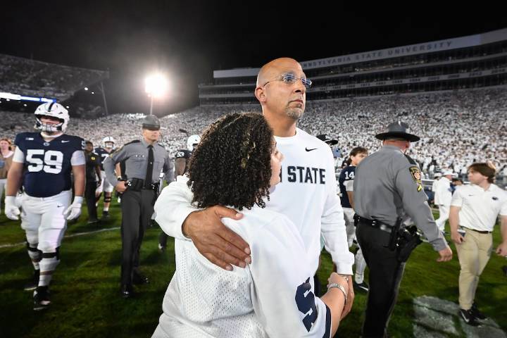 Penn State relieves coach James Franklin of his duties