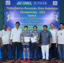 M'luru's Kian P C secures bronze in U-15 mixed doubles at Yonex Sunrise State Badminton Championship