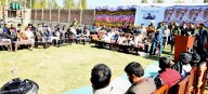 Javed Rana visits Bandipora, interacts with public delegations