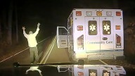 Dash cam video of drunk man driving Ohio ambulance
