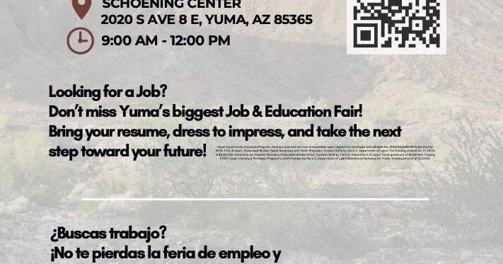 Yuma Community Job and Education Fair on Wednesday, Oct. 8