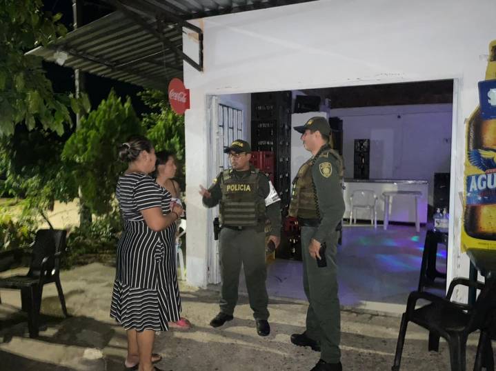 Policía Nacional realizó control a establecimientos abiertos al público en Villanueva
