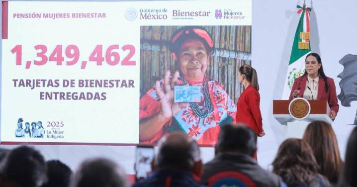 Entregan más de 1.3 millones de tarjetas de la Pensión Mujeres Bienestar