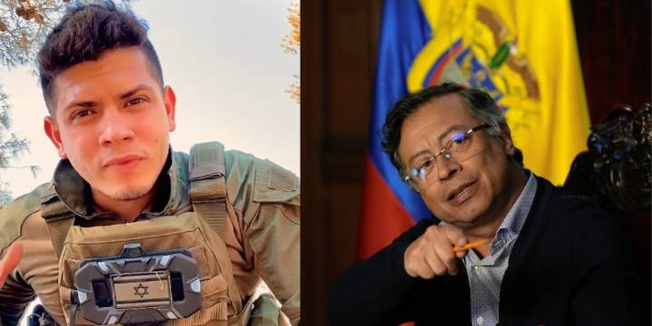 Video: hombre que se identifica como “soldado colombo-israelí” le envió duro mensaje a Petro: “No sea sapo; sería mejor presidente que usted”