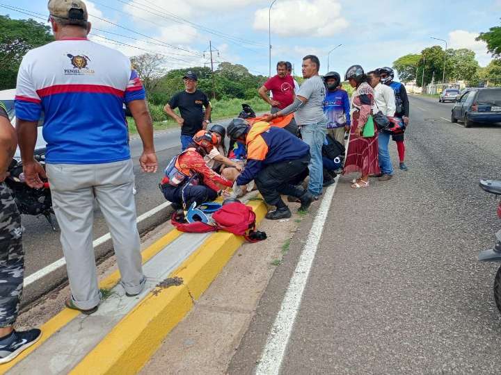 Choque y fuga dejó una herida en Ciudad Bolívar