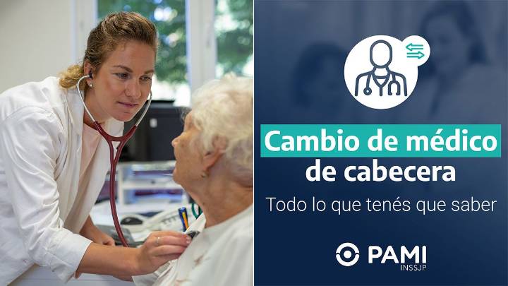 PAMI: cómo cambiar el médico de cabecera y cuándo se ve reflejado