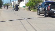 Se le partió en dos la moto y terminó hospitalizada
