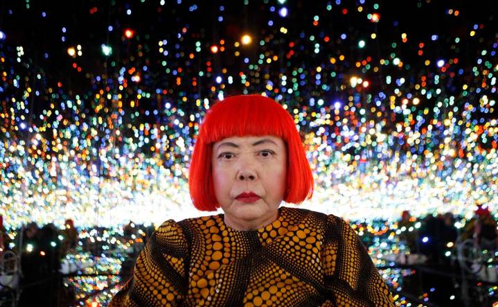 Yayoi Kusama, la artista contemporánea y cuya obra compró "Andy" López en 2024
