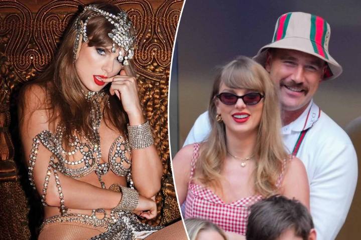 All of Taylor Swift’s new songs about Travis Kelce, including her raunchiest track yet, ‘Wood’