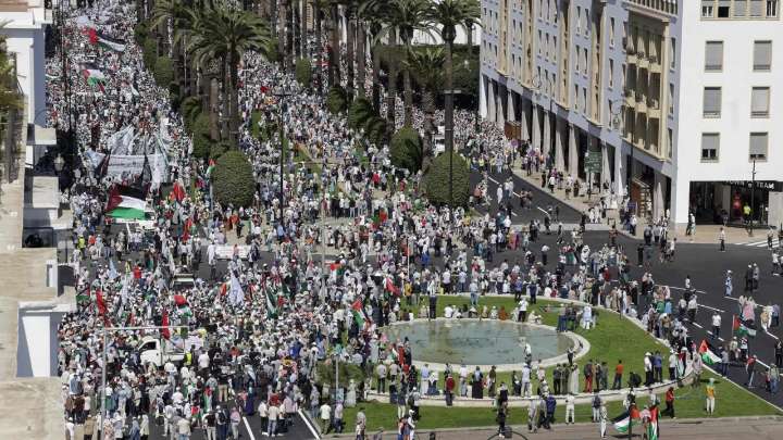 Pro-Palestinian protests on 2-year anniversary of Hamas' attack on Israel