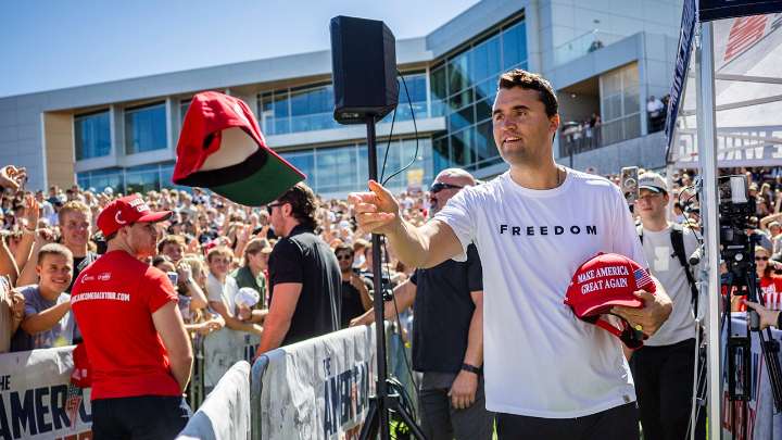 Far-left activist org targets Charlie Kirk on George Floyd's birthday at Minnesota campus