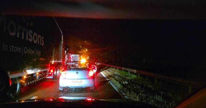 Live: Police incident unfolds on M5 in Devon