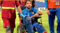 Rahmat Shah taken on wheelchair after getting injured – Ruled out of final ODI vs Bangladesh