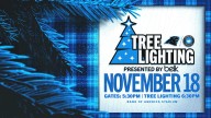 Carolina Panthers and Charlotte FC Host Annual Tree Lighting Presented by Belk at Bank of America Stadium