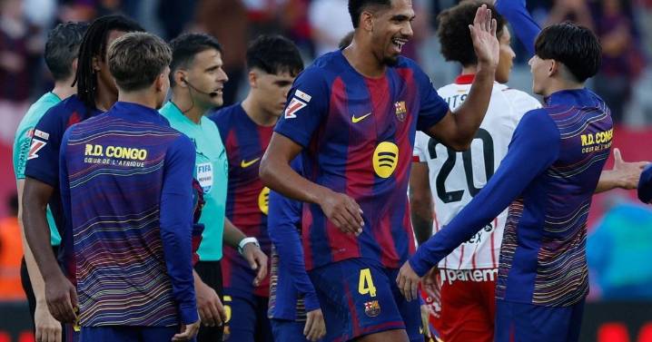 Barcelona beats Girona in stoppage time and Flick to miss clasico after sending off
