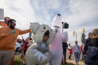 ‘We’re angry chicks, but we’re not violent’: Local ‘No Kings’ protesters decry Trump presidency