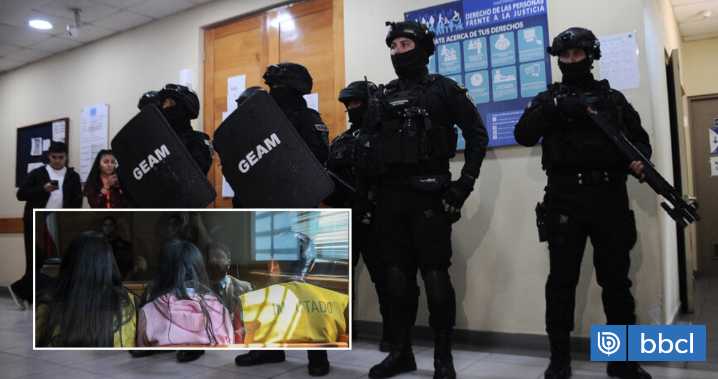 Con incidentes y denuncias de robo formalizan a cinco imputados por asesinato de Krishna Aguilera