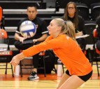 Jimmie volleyball falls to Northern State in straight sets Tuesday