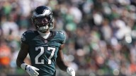 Quinyon Mitchell, Landon Dickerson were limited participants in Wednesday's practice