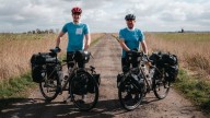 TikToks, arguments and magical moments: Meet the father and son cycling around the world