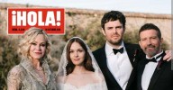 Los detalles de la boda de Stella del Carmen Banderas, una ausencia y flores negras en el ramo