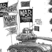 Editorial Cartoon: War and Peace