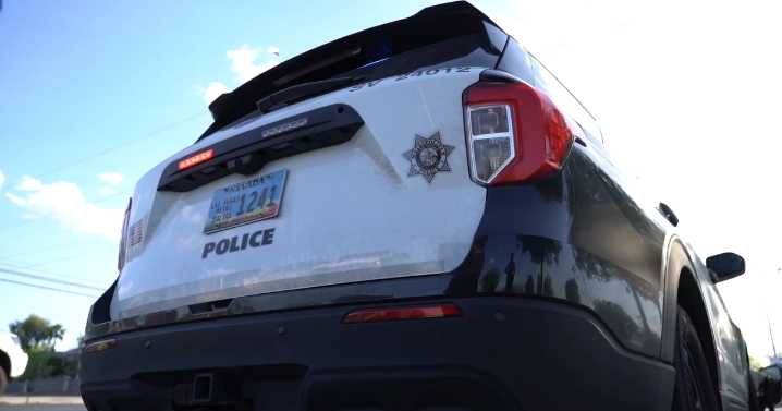 LVMPD brass investigate allegations of suspect left locked in squad car