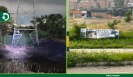 Atentado con explosivos contra torre de energía de EPM en Bello: hallaron bandera alusiva a las disidencias de las Farc