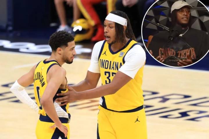 Myles Turner's takedown of Tyrese Haliburton wasn't quite what it seemed