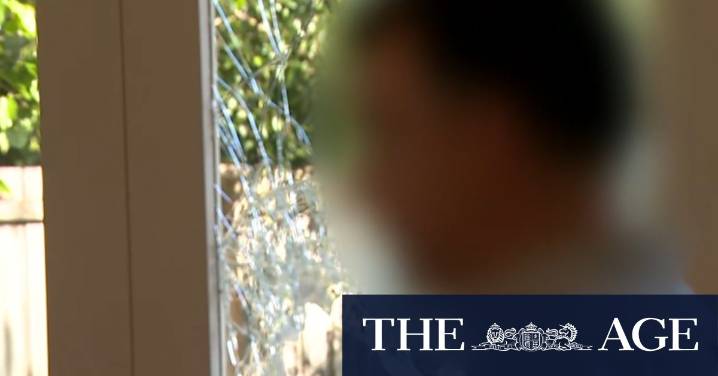 Father confronted by men with hammers during early morning break