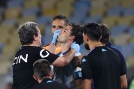No puede comer. Sufre Racing: Santiago Sosa sufrió una fractura en el maxilar y se perderá  el desquite contra Flamengo