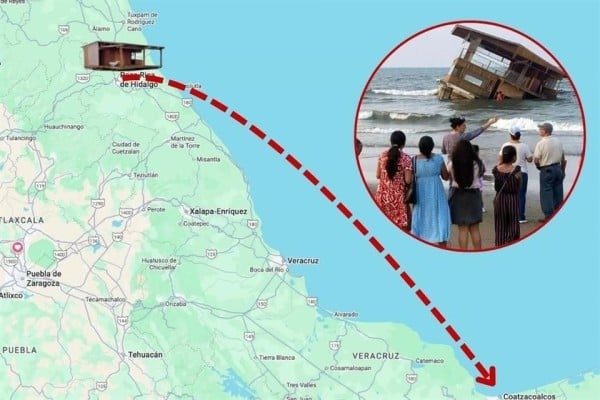 El Atracadero, el restaurante que viajó 500 km por el mar