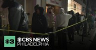 Some customers line up overnight for Jordan Brand store opening in Philadelphia, first in the U.S.