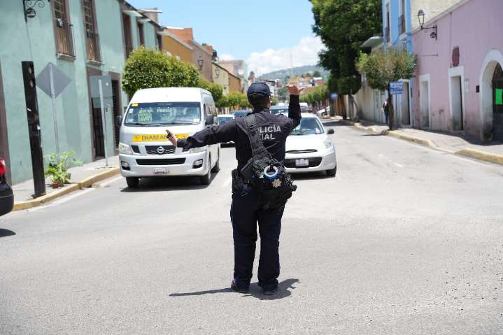 Coordinarán policía municipal y estatal cierres viales para garantizar seguridad en el medio Maratón Tlaxcallán
