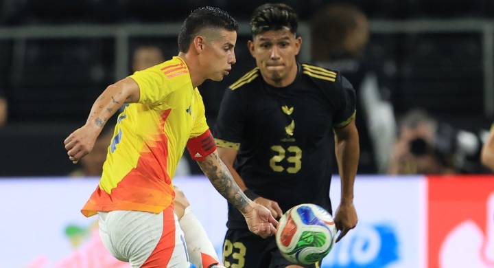 Selección Colombia: James Rodríguez presentó molestias físicas tras regresar a México