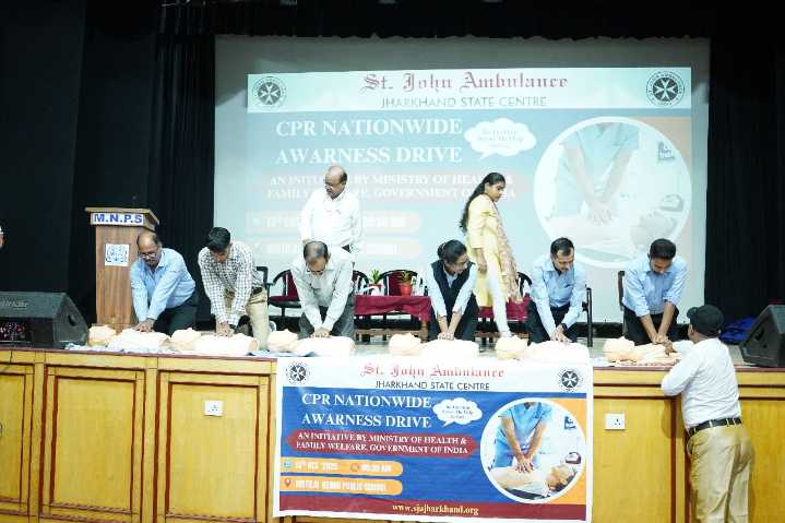 CPR Training at Motilal Nehru Public School