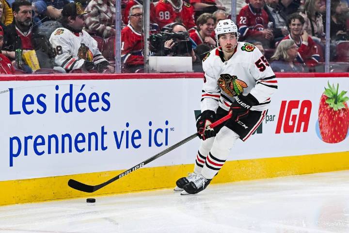 Artyom Levshunov plans to go on the defensive after scratch: Blackhawks observations