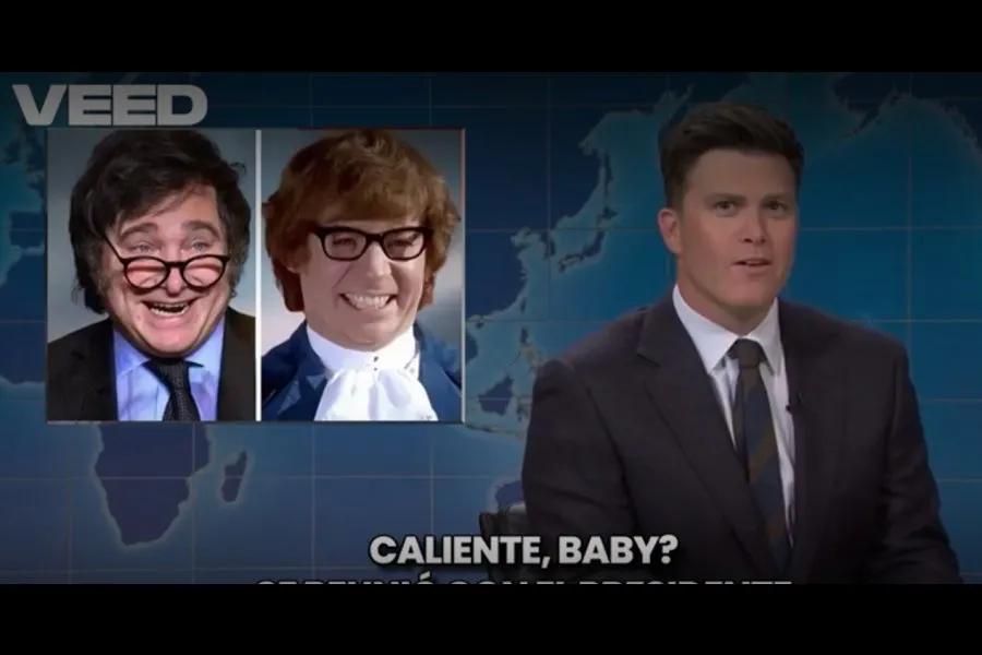 En Saturday Night Live se burlaron de Javier Milei: Lo compararon con un personaje de comedia