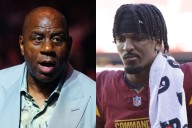 Magic Johnson Sends Jayden Daniels Strong Message After Commanders QB’s Hamstring Injury