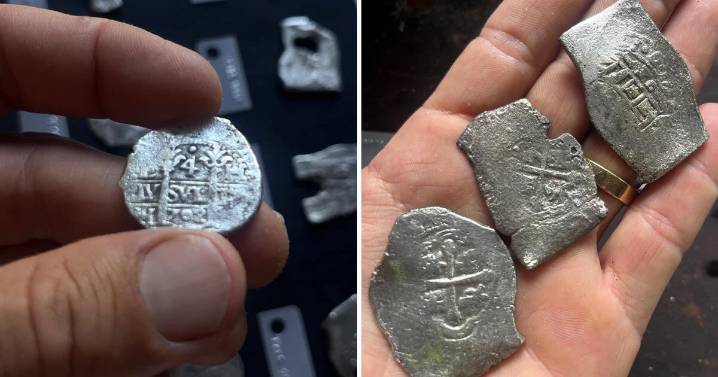 Treasure hunters discover $1 million in gold and silver coins from 1715 shipwreck off Florida's coast