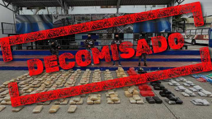 Ecuador: Decomisan 378 kilos de marihuana que iba a ser enviada a Chile