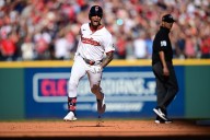 Guardians stay alive, rout Tigers to even AL wild
