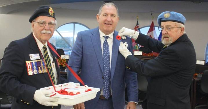 Port Colborne legion branch kicks off poppy campaign