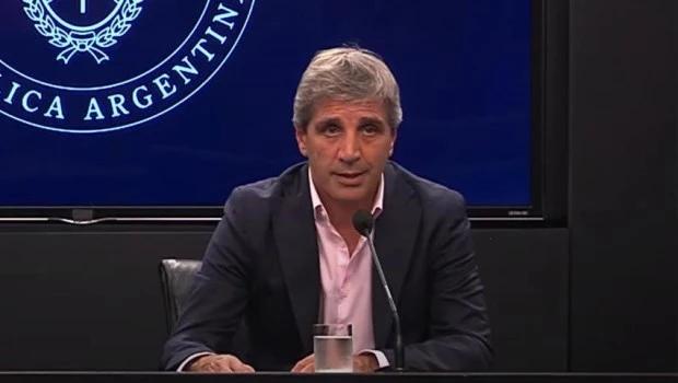 Caputo prometió continuidad de las bandas cambiarias y el equilibrio fiscal
