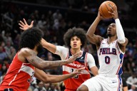 While managing Joel Embiid’s minutes, 76ers remain unbeaten in Washington