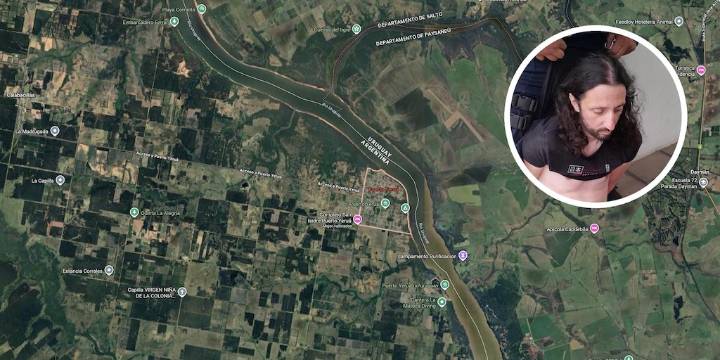 Por un paso clandestino y en canoa: cómo ingresó al país el doble femicida de Córdoba